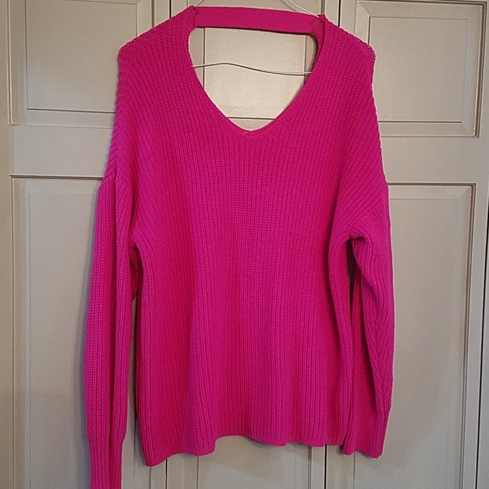 Pink sweater